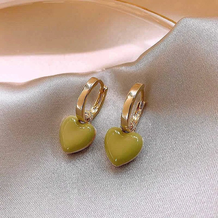 Sweetheart Enamel Heart Hoop