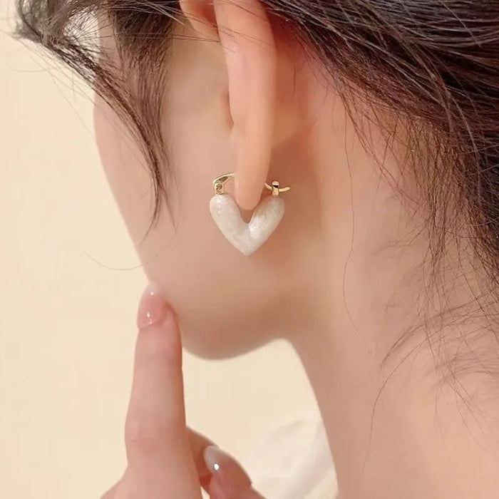 Pastel Love Hoop Earrings