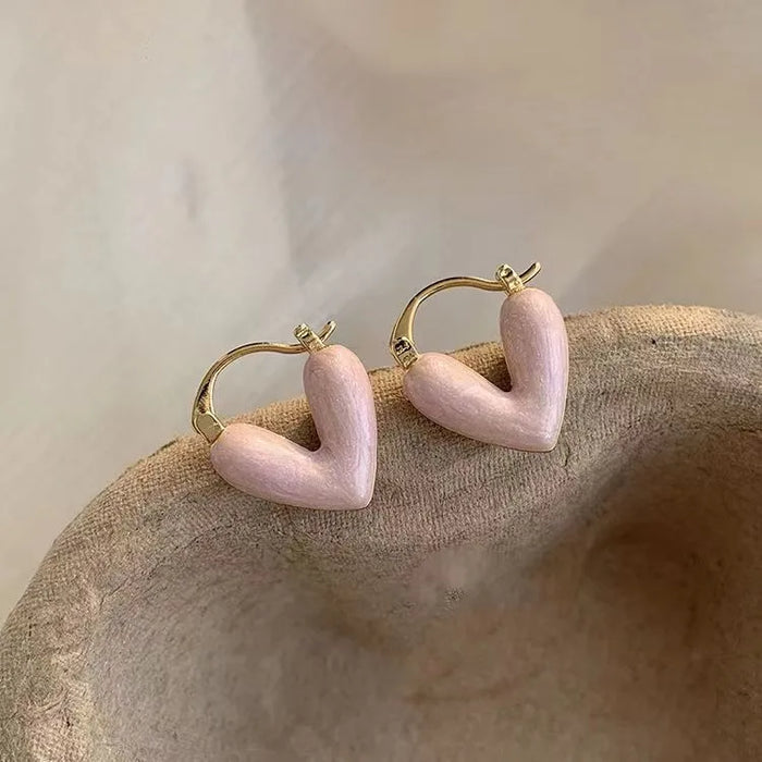 Pastel Love Hoop Earrings