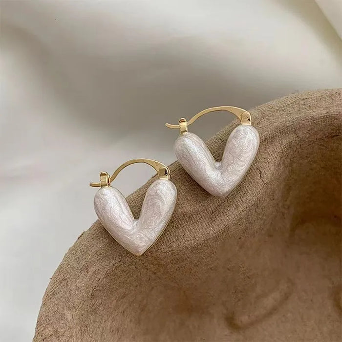 Pastel Love Hoop Earrings