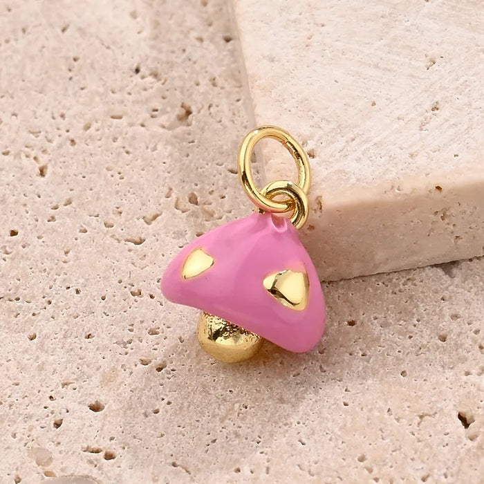 Magic Shroom Charm Pink