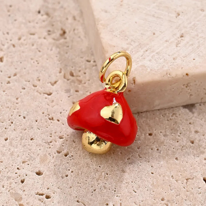 Magic Shroom Charm Red
