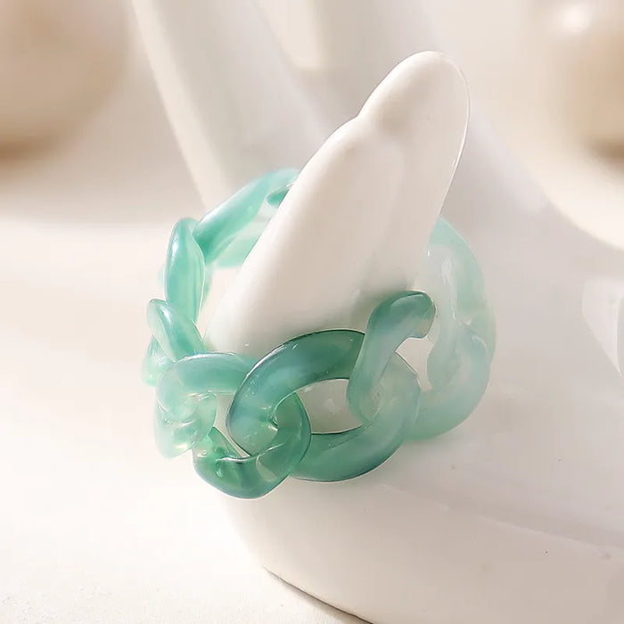 Blush Loop Ring