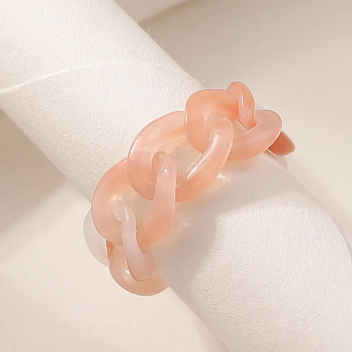 Blush Loop Ring