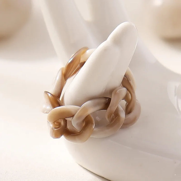 Blush Loop Ring