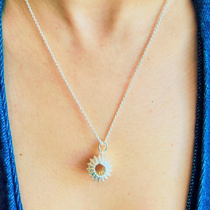 Sun Spiral Necklace