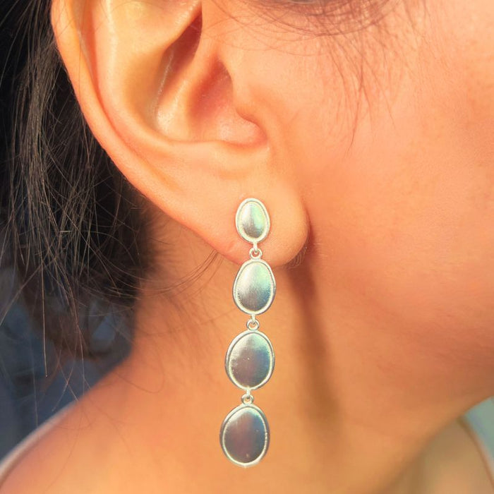 Silver plated earrings