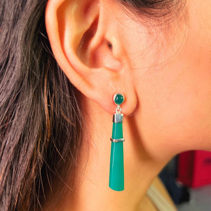 Serene Spire Earrings