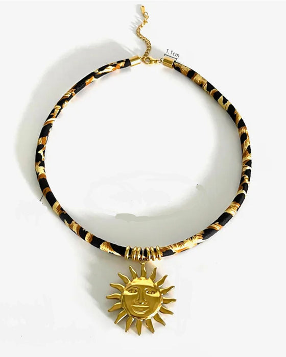 Golden Ray of the Sun Necklace