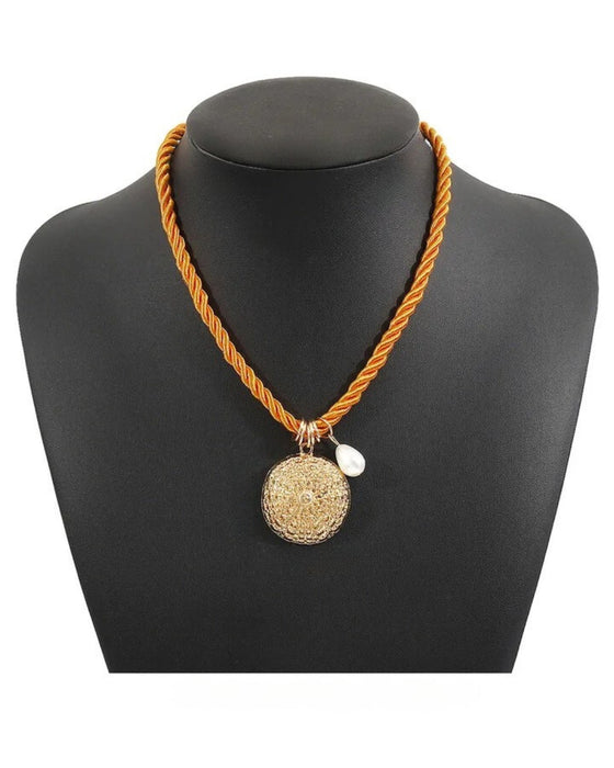 Golden Coastal Sol Necklace