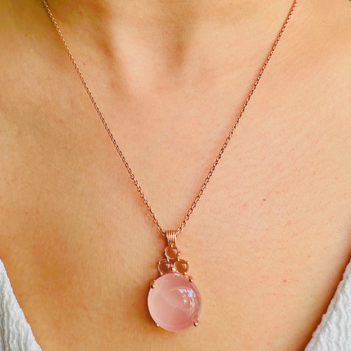 Rosé Bloom Pendant