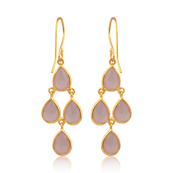 Blush Cascade Earrings