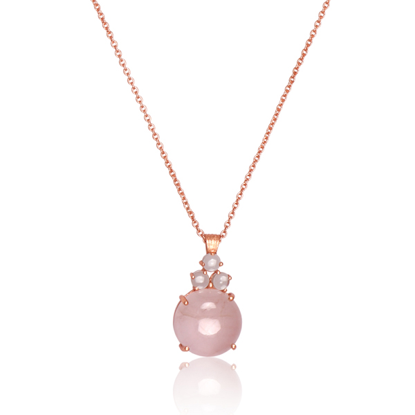 Rosé Bloom Pendant
