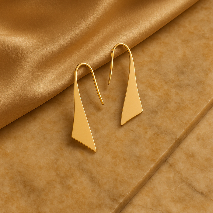 Golden Drop Earrings
