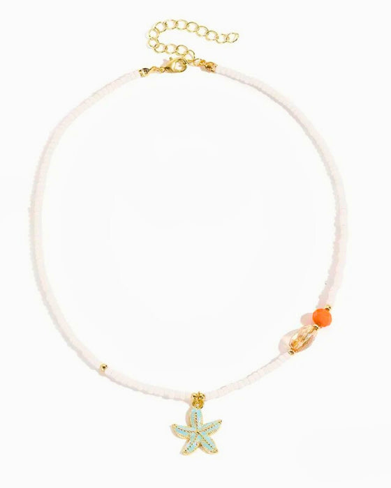 Seaside Star Beaded Necklace