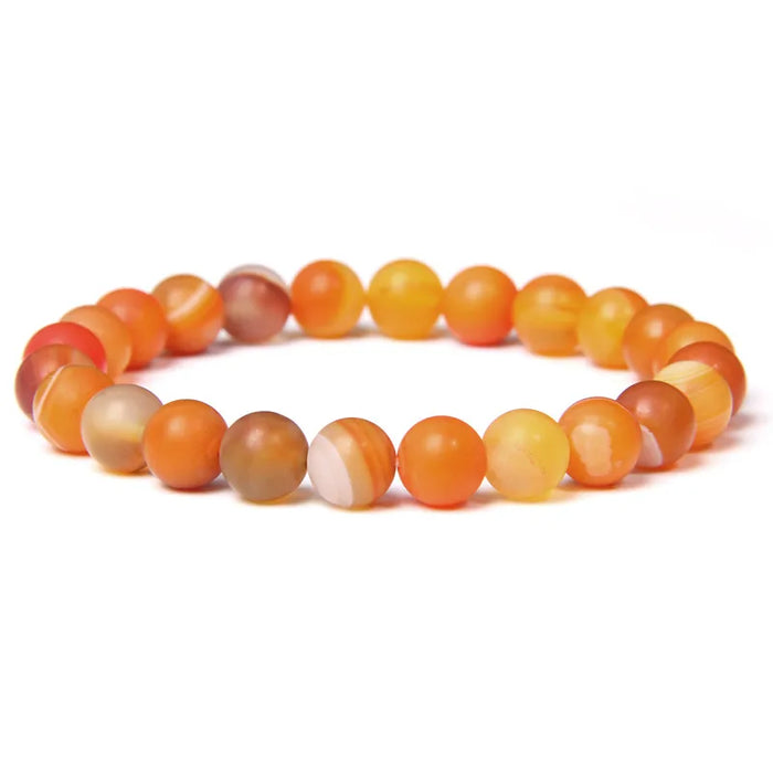 Sunset Glow Agate Bracelet