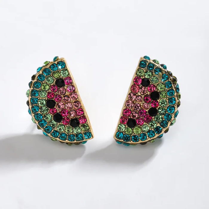 Sparkle Watermelon Studs