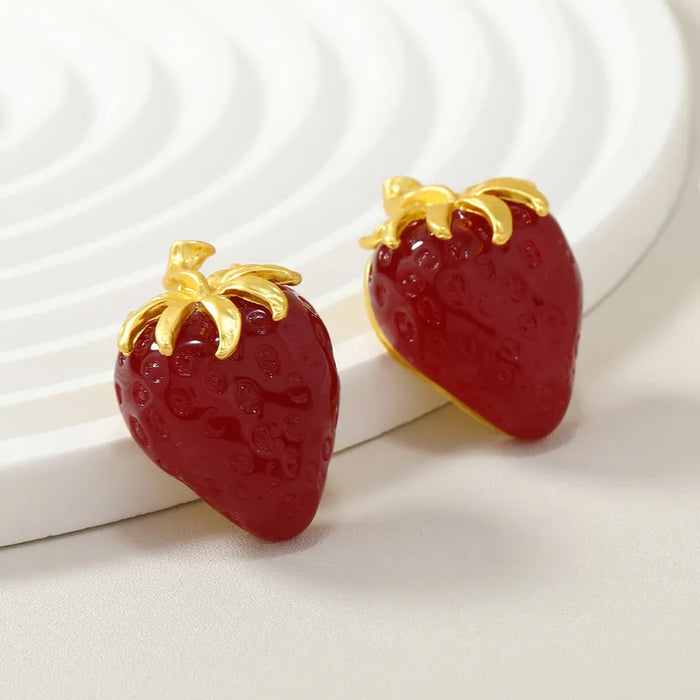 Crystal Berry Studs