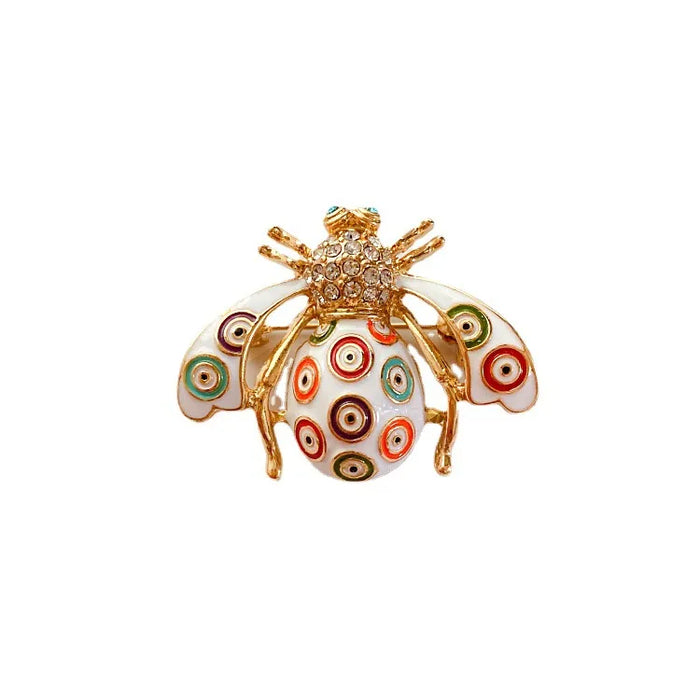 Celeste Enamel Bee Brooch