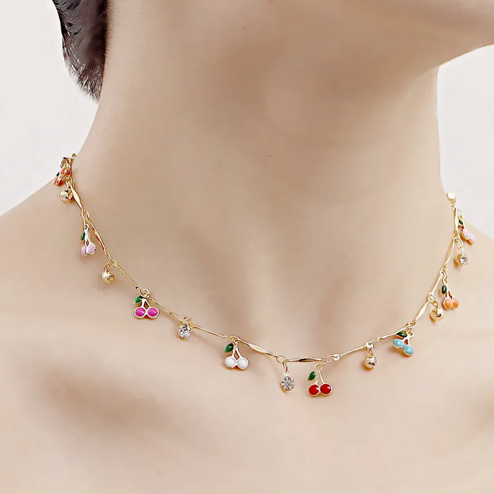 Cherry Charm Delight Choker