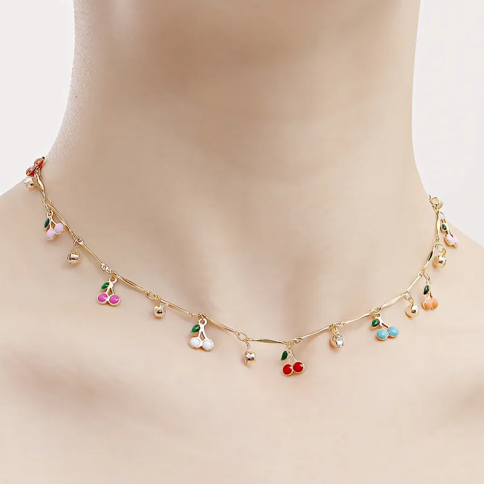 Cherry Charm Delight Choker
