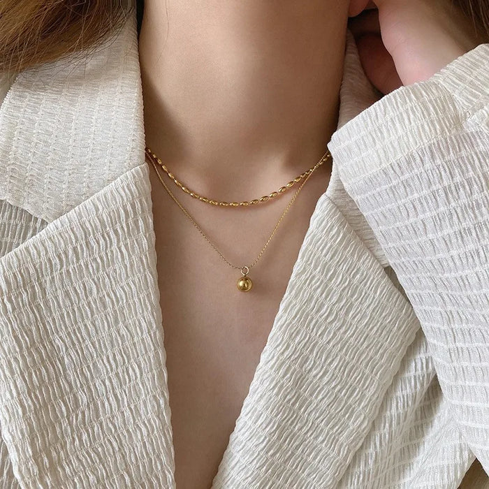 Aurora Glow Layered Necklace