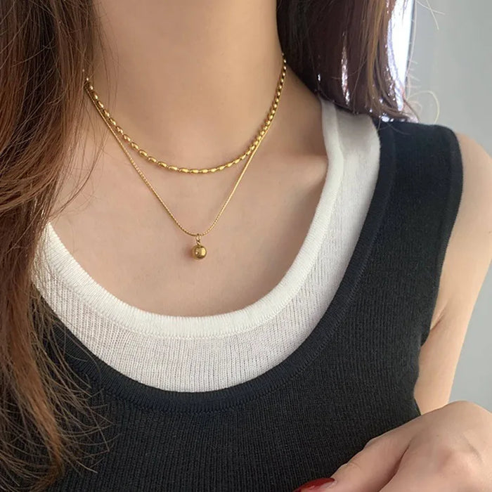 Aurora Glow Layered Necklace