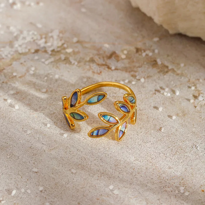Elysian Leaf Ring