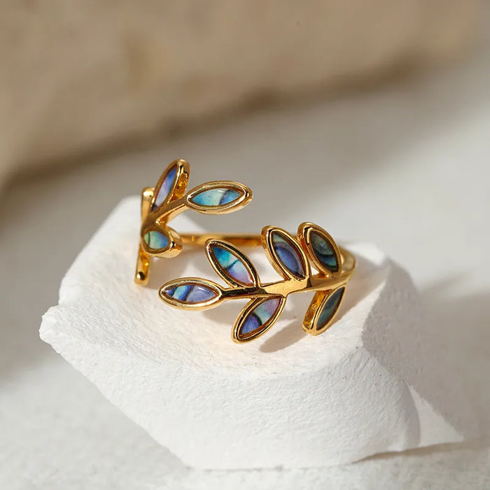 Elysian Leaf Ring