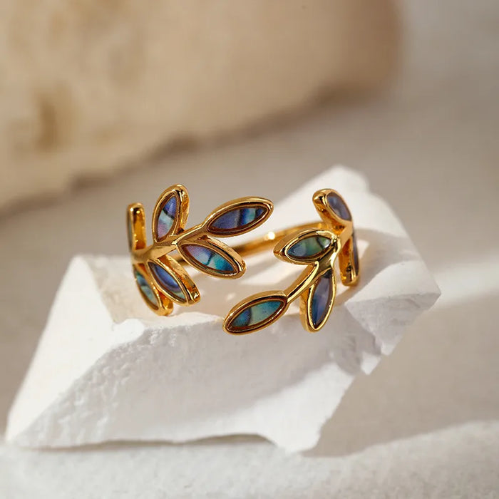 Elysian Leaf Ring