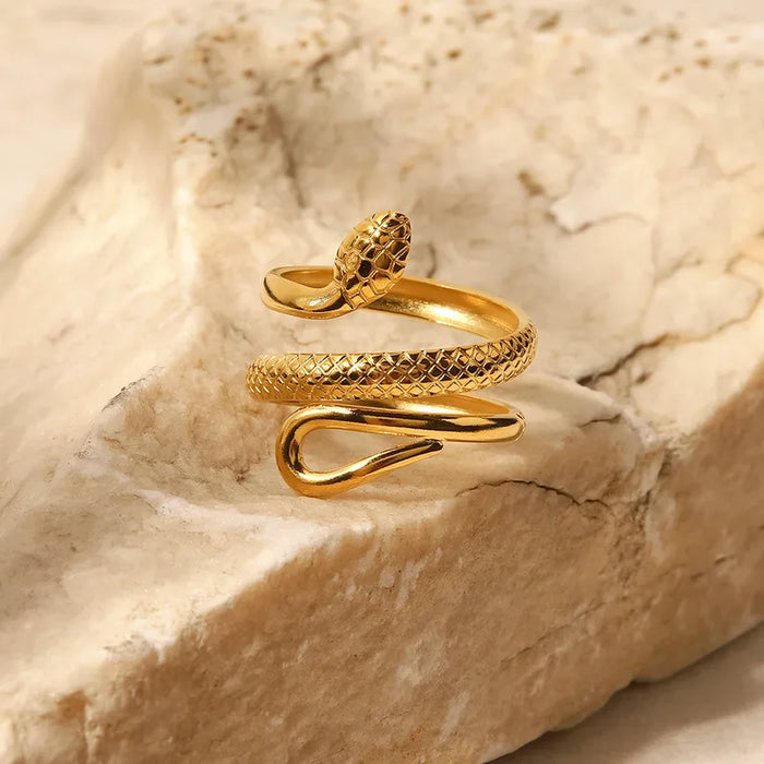 Serpent Luxe Wrap Ring
