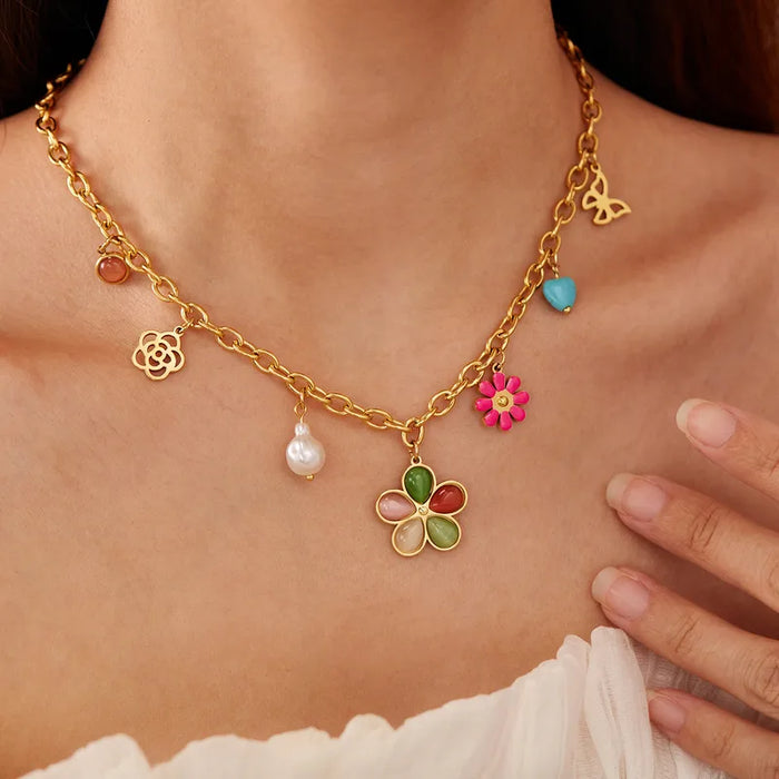 Blossom Charm Necklace