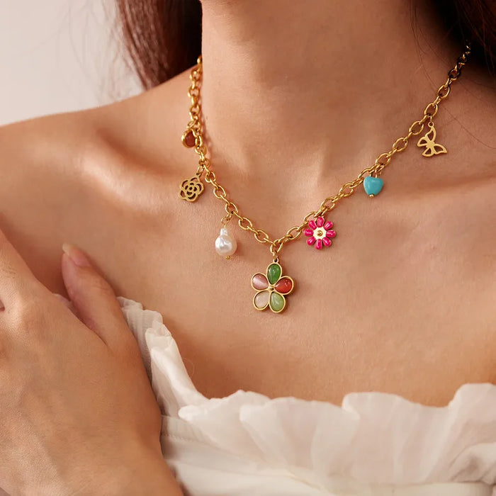 Blossom Charm Necklace